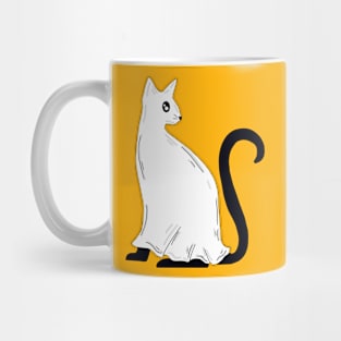 Mystery Ghost Cat Mug